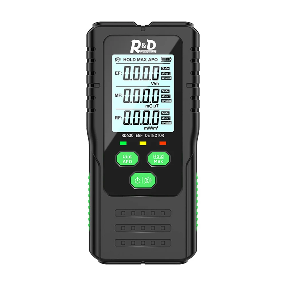 RD630 Electromagnetic Field Radiation Detector Tester EMF Meter Multifunctional Handheld Portable Radio Frequency Warn Meter