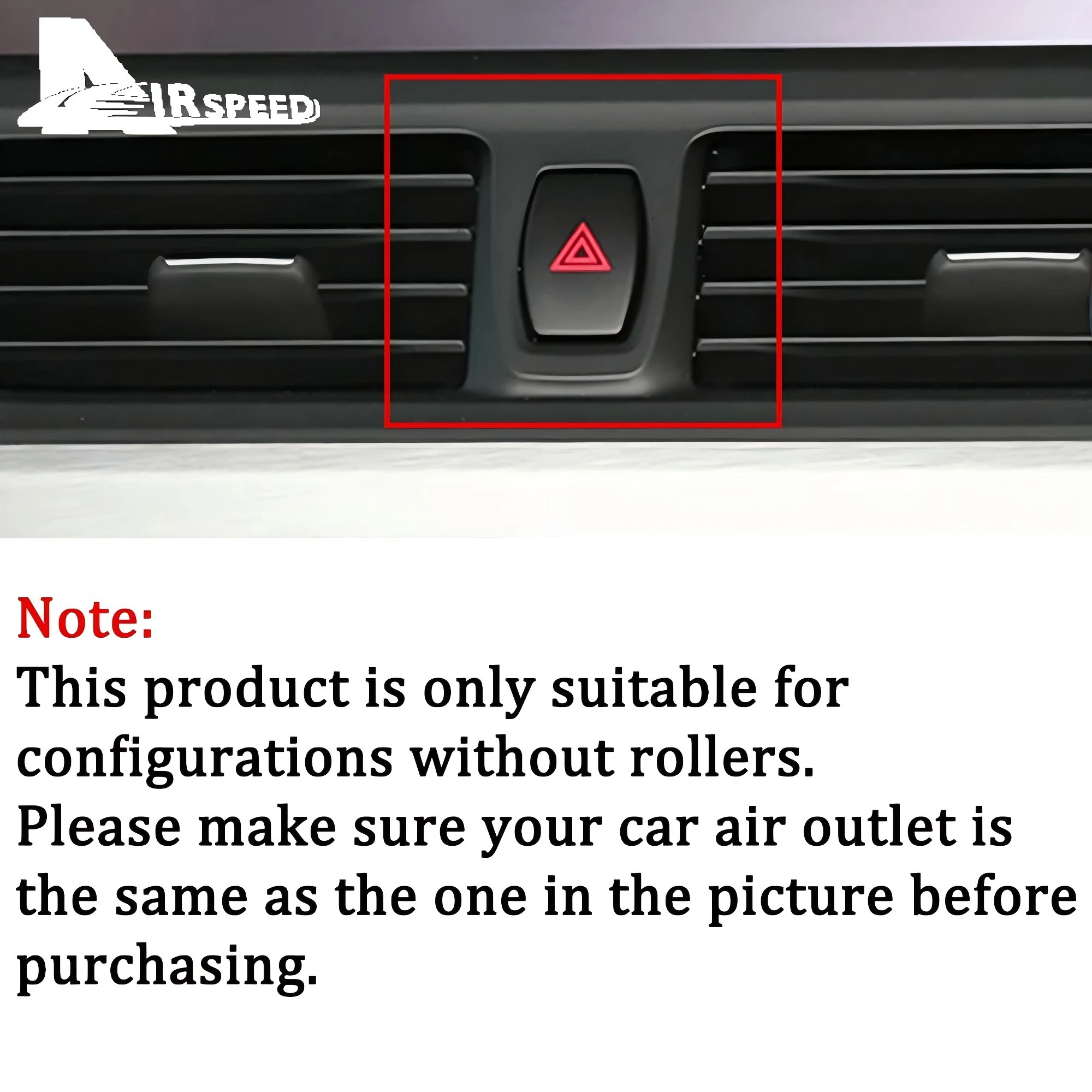 AIRSPEED Phone Holder for BMW 1 Series F20 F21 2012-2018 Fixed Base Bracket Wireless Charging Dedicated Mobile Gravity Air Vent