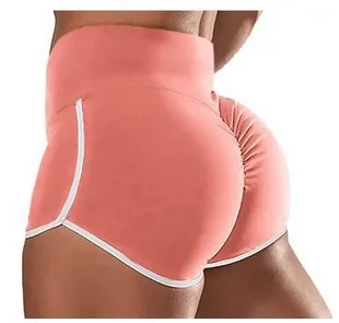 

1pcs Women High Waist Stretch Tight Shorts Lady Sexy Solid Pantie Female Lift Brief Women's Plus Size Sport Run Short Pant
