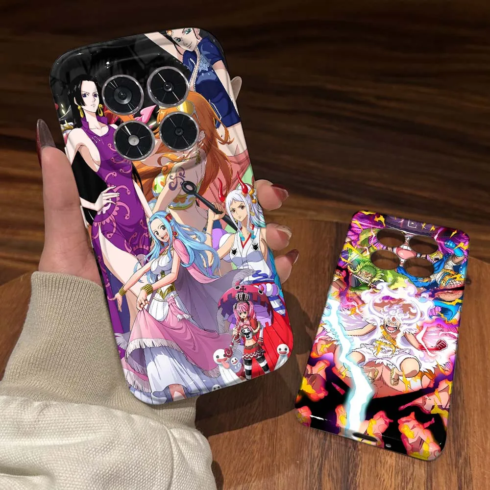

Hot anime One Piece For Redmi Note 15 14 13 12 12S 12T 11 11T 11S 10 10S SE Pro Plus 4G 5G Feilin Wave Oil Shell Cover