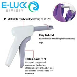 Dental Composite Gun Restoratives Capsule Dispenser Unidose Compules Applicator Resin Conveyor Dentistry Tools