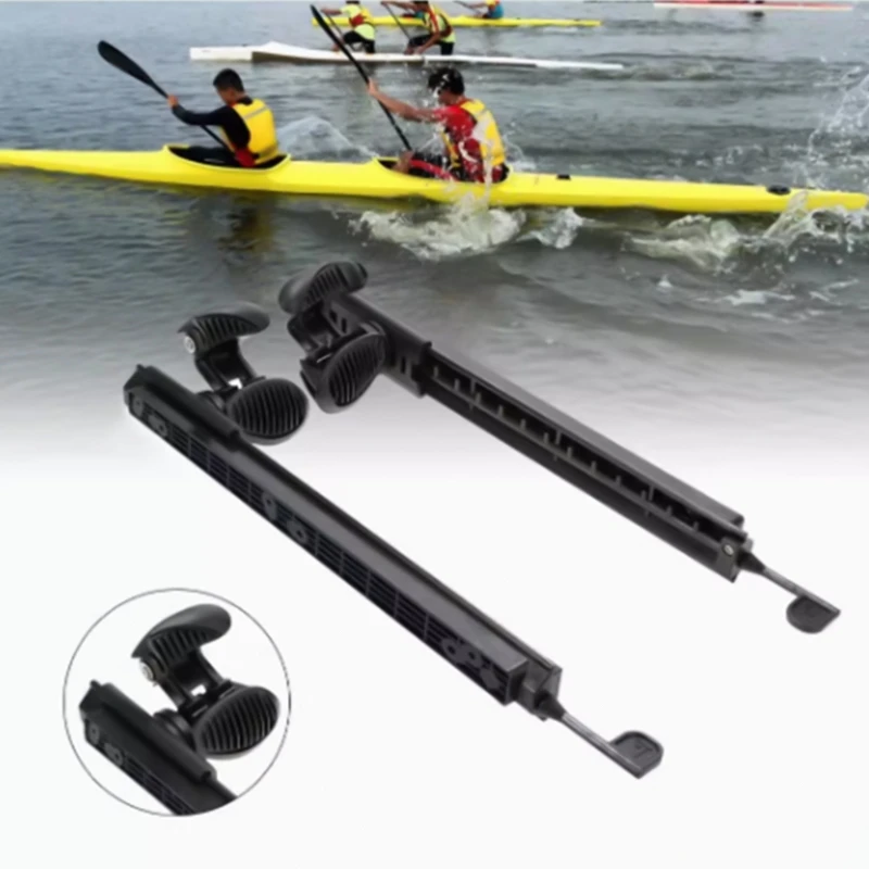 

Outdoor Rowing Pedal Adjustable Footbrace Canoes Kayaks Footrest Easy to Install