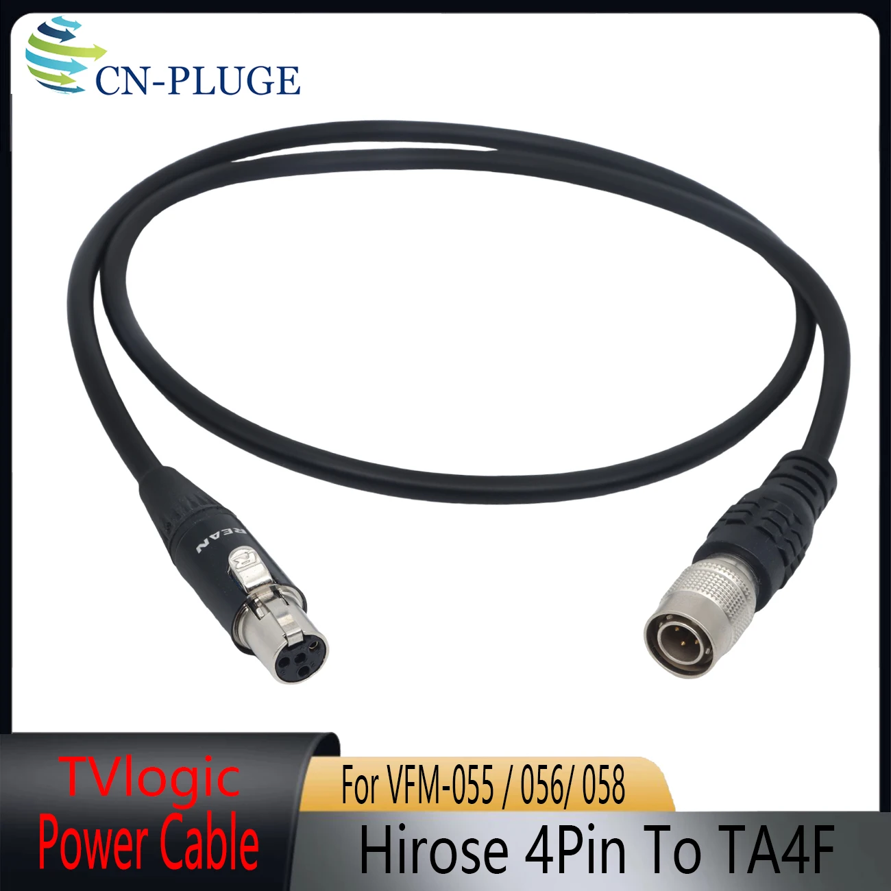 Hirose 4Pin to TA4F 4pin Mini XLR Power Cable for Sony Venice Camera To TVLogic VFM-056W VFM-058W F-7H Monitor