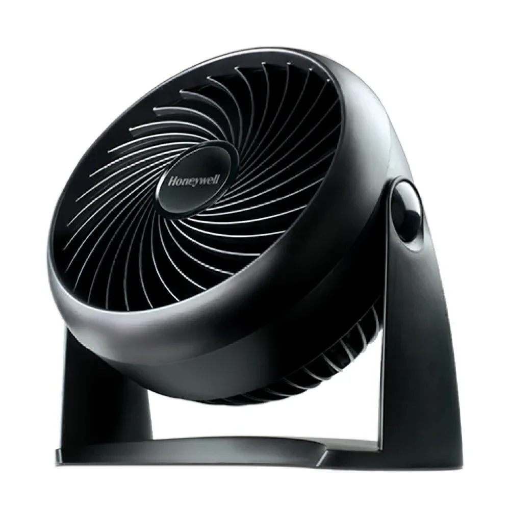 Black Turbo Force Power Table Fan New W 14.4" X H 15.2" X L 8.1" Aerodynamic Turbo Design 3 Speed Settings