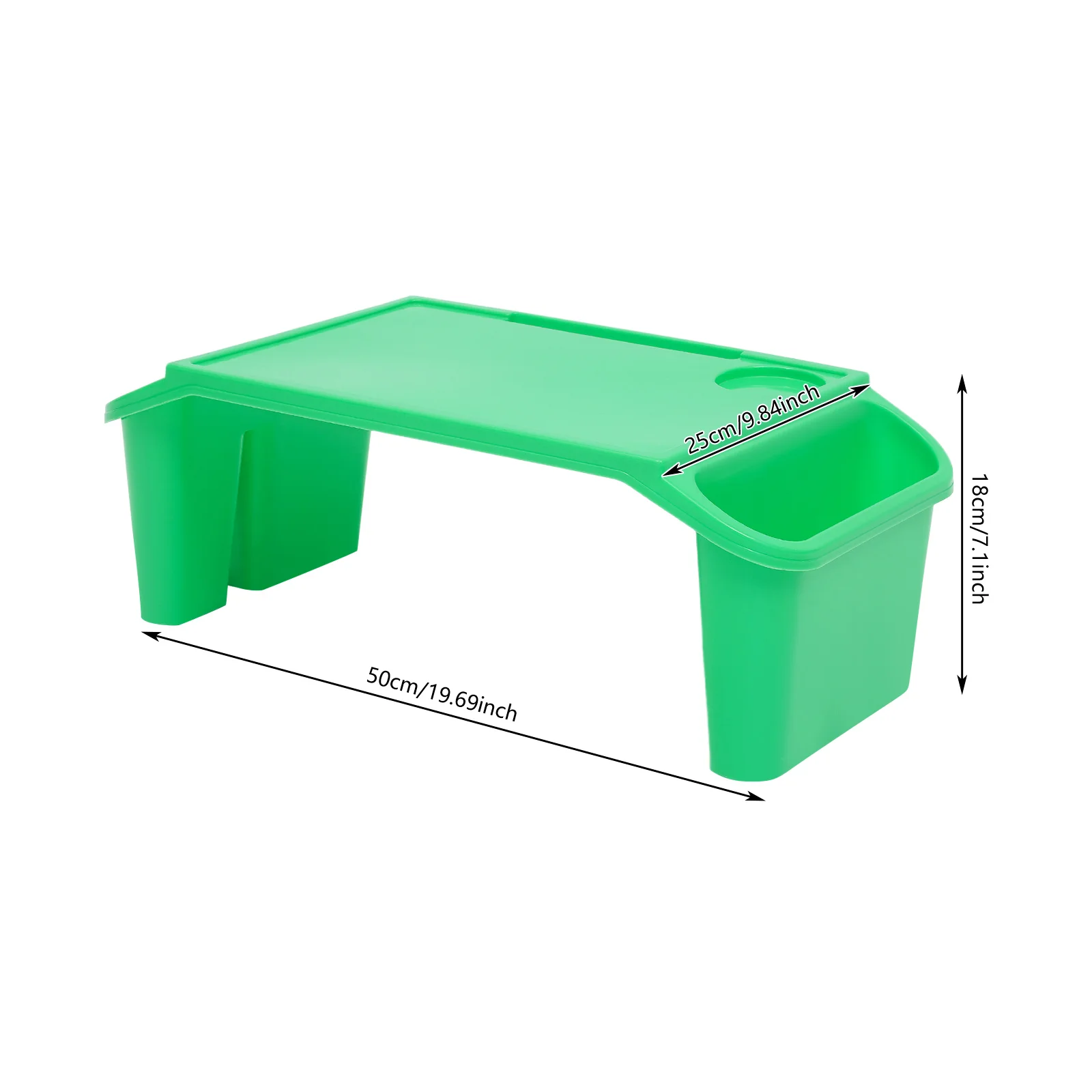 

19,69*9,84*7,1 дюйма, 25 шт., разноцветный детский поднос для коленей, оптом, портативный поднос для занятий спортом, штабелируемый портативный поднос для дошкольников