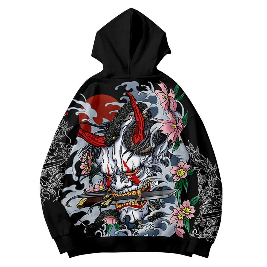 Invincible Demon 3D hoodie men/women streetwear coat long sleeve hoodies sweatshirt Japanese style tracksuit men clothing