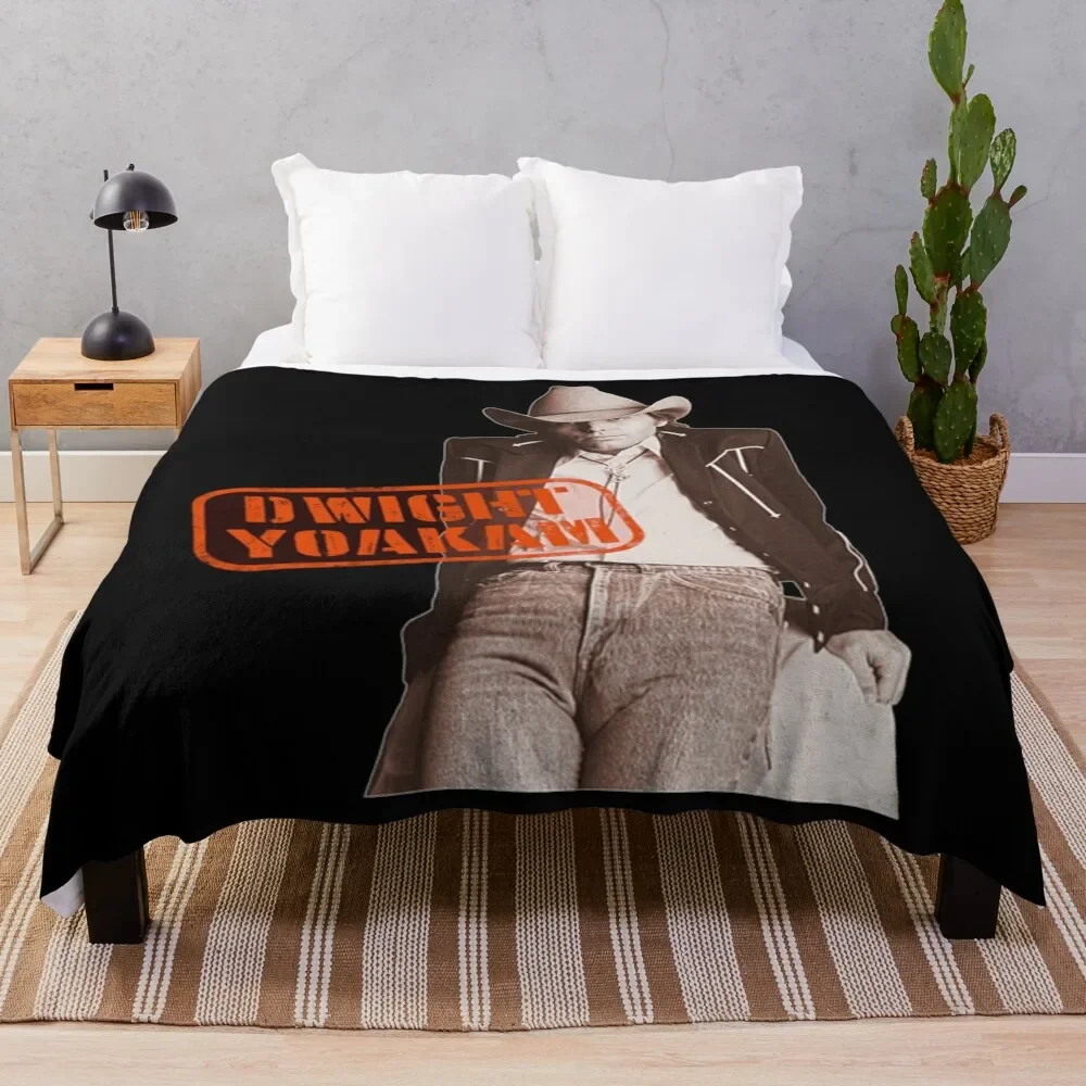 Dwight Yoakam T-ShirtDwight Yoakam 'The Bulge' __ Country Icon Tribute Throw Blanket Bed Winter beds Blankets