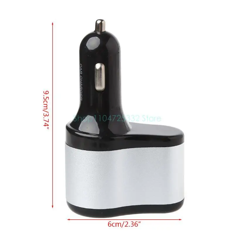 

Двойное USB-быстрого зарядного устройства зажигание зажигалки Адаптер 12 В-24 В 120 Вт