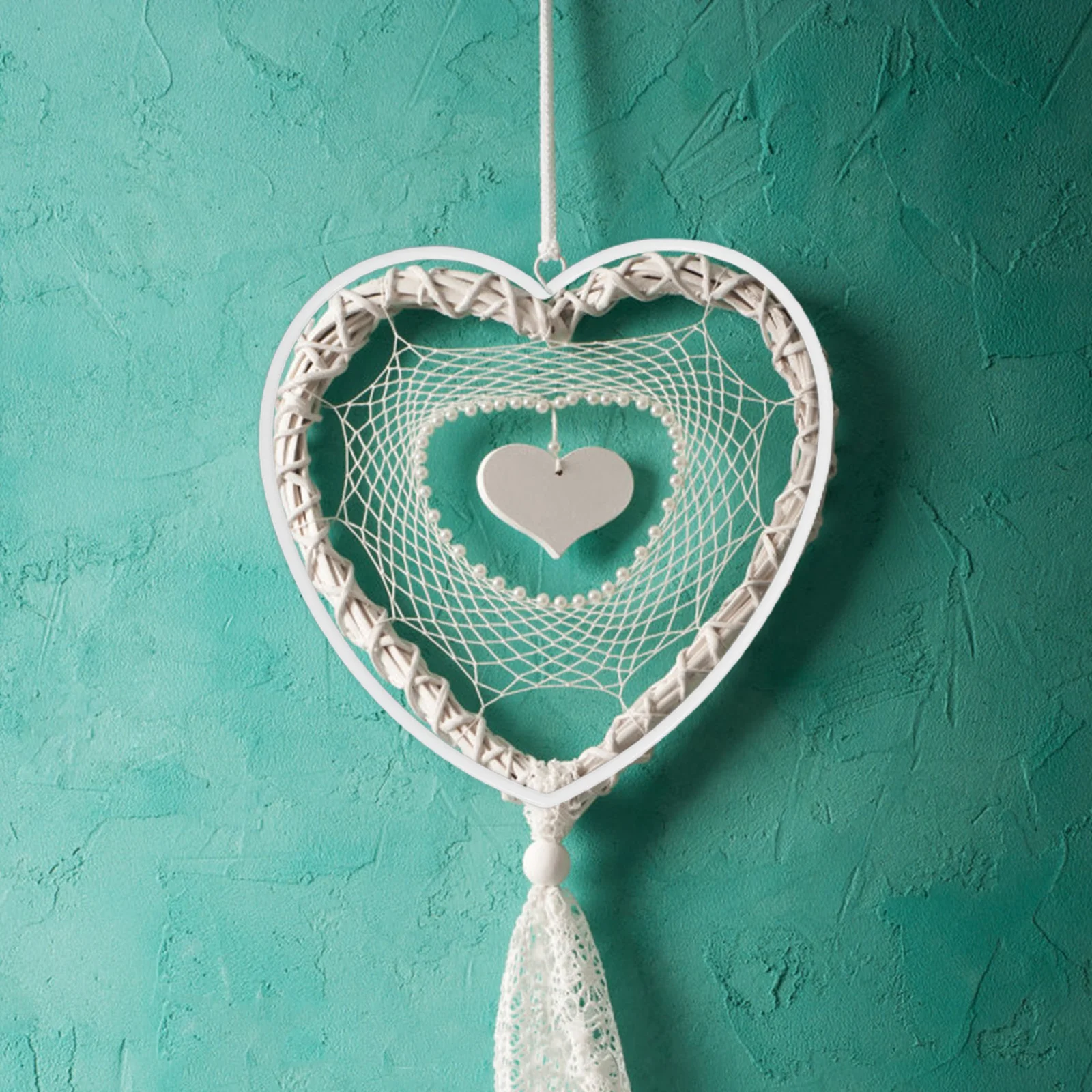 10 قطعة شكل قلب زاك الأطواق البلاستيكية خواتم صغيرة الحرفية مكرامية لوازم DIY بها بنفسك الأزهار هوب الجدار الديكور لغرفة النوم #5