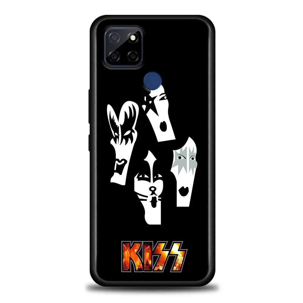 วงดนตรี Kiss Rock คลาสสิกสำหรับ Realme GT 5G Master GT2 Pro NEO 2 3 5เคสสำหรับ OPPO A53 A32 A74 A57 A96 A52เคสโทรศัพท์ Reno 7 8 A92