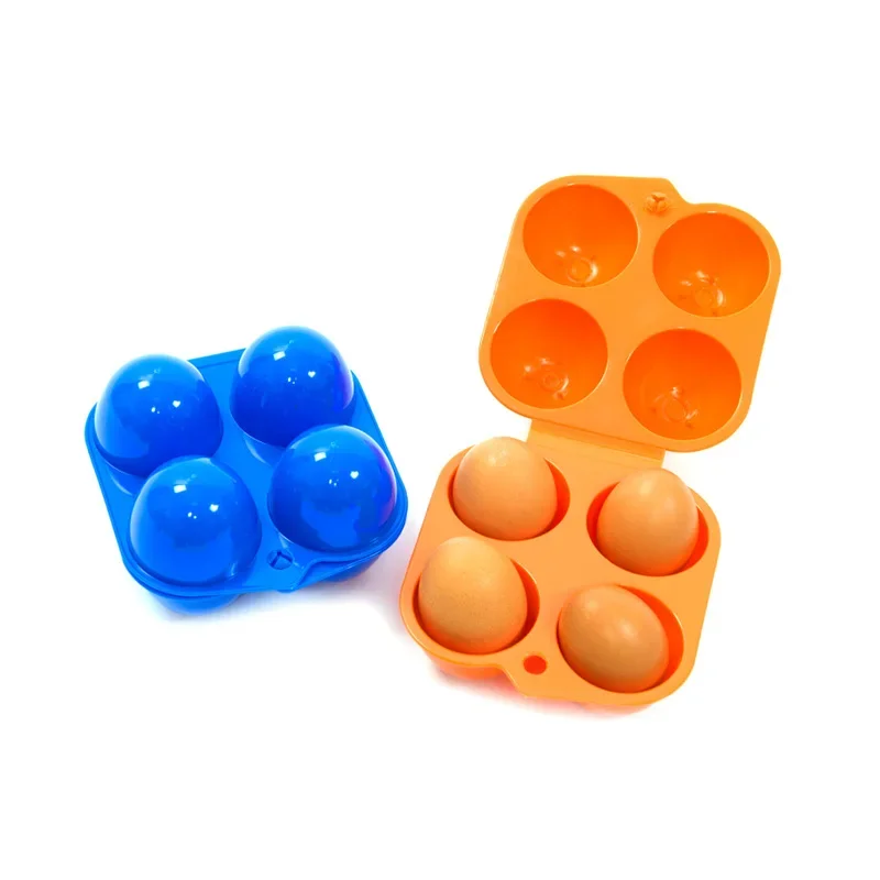 2/4/6/12 Grid Egg Storage Box Portable Egg Holder Container for Outdoor Camping Picnic Eggs Box Case Kitchen Organizer Case