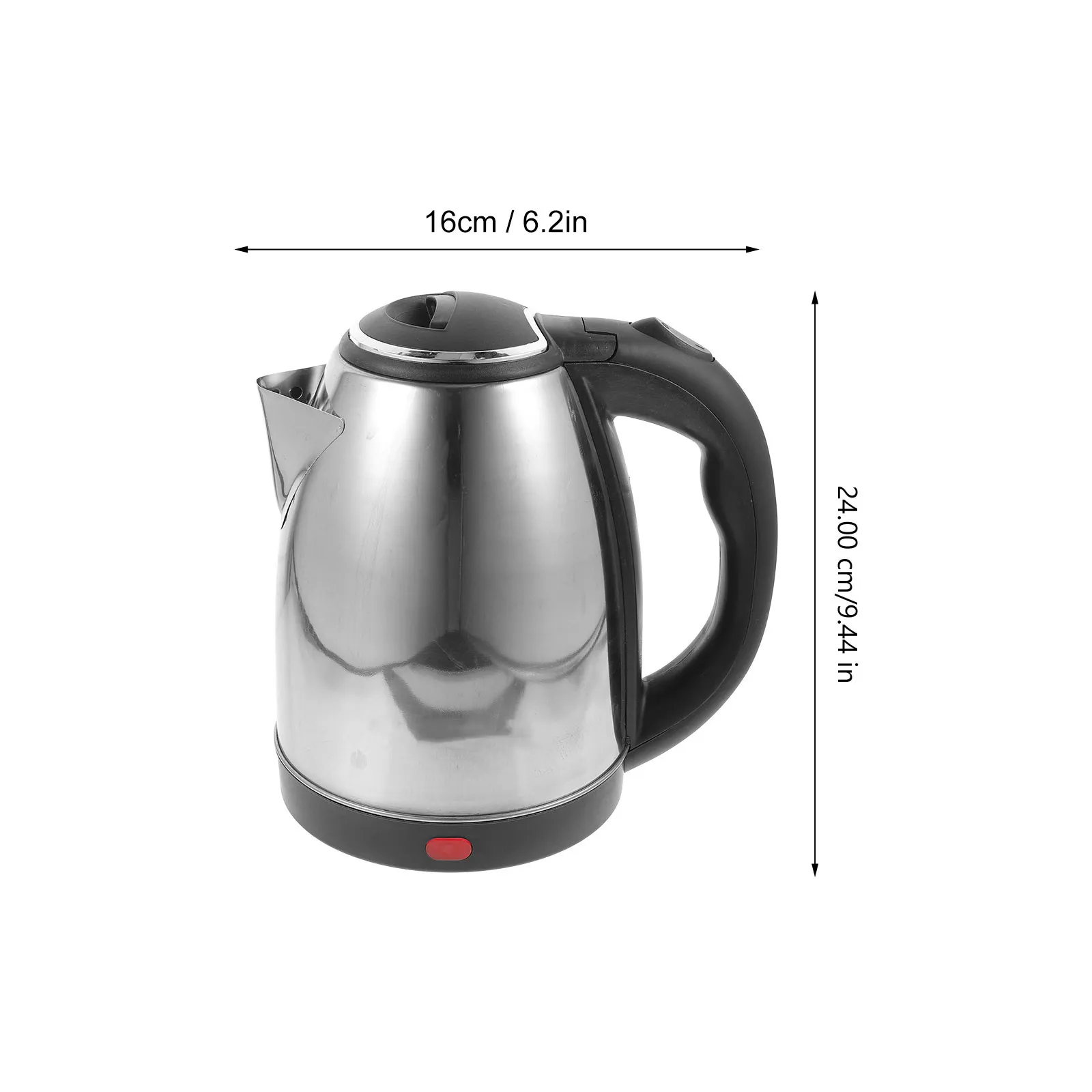 Electric Water Kettle Quick Boil 1500W Stainless Steel Automatic Shut Off Dry Boil Protection Home Office Use Hot Water Kettle