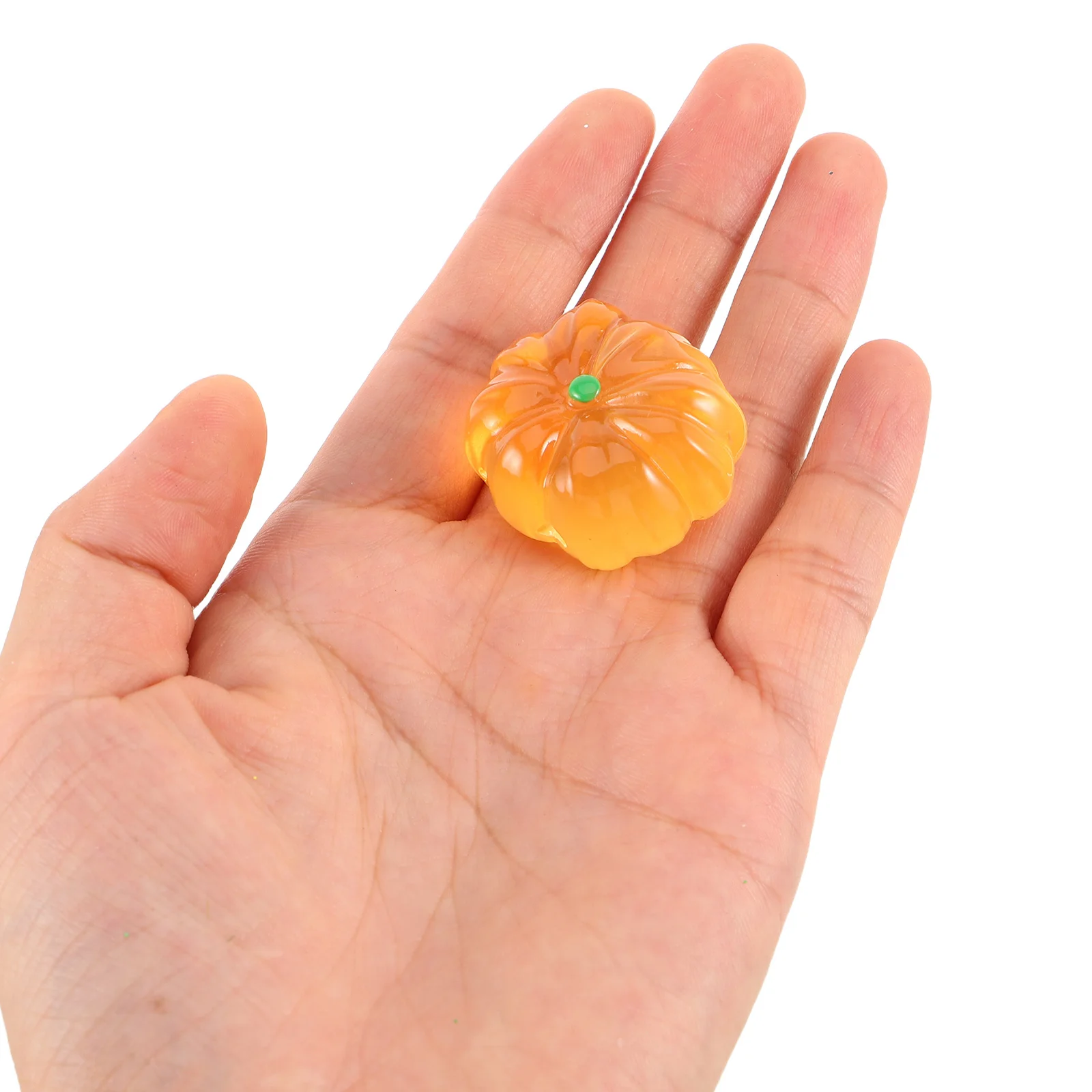 

16 Pcs Fall Vase Bowl Filler Fake Fruit Home Decor Halloween Mini Pumpkins Luminous Glowing Decorations Small Ornaments