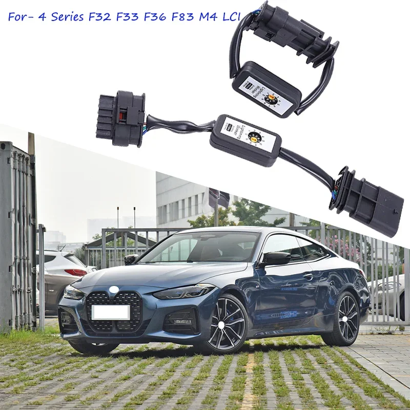 

Для BMW 4 серии F32 F33 F36 F83 M4 LCI 2 шт. Черный динамический индикатор указателя поворота Светодиодный задний фонарь Дополнительный модуль Жгут проводов