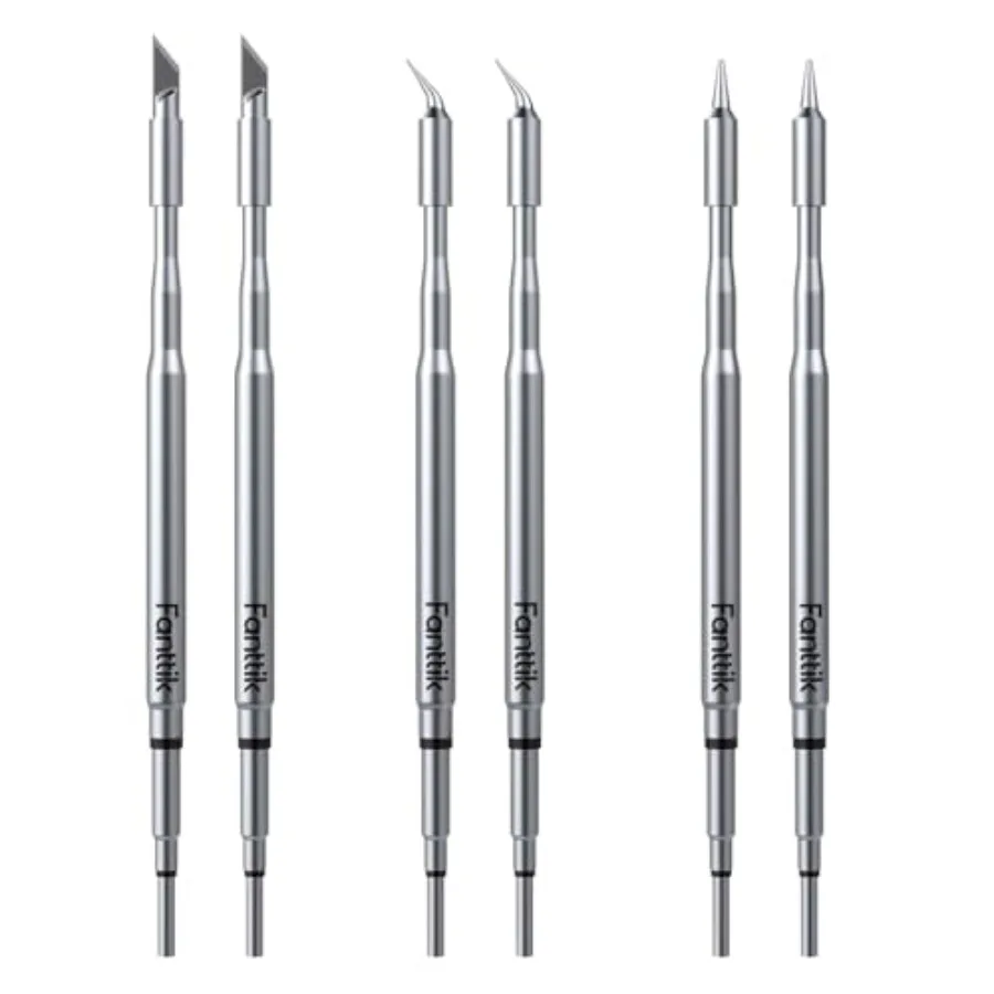 

Fanttik C210 Soldering Iron Tips Replacement Solder Tips for T1 Max C210-K/I/IS Rapid Heating Minimum Required Power 12W Solder
