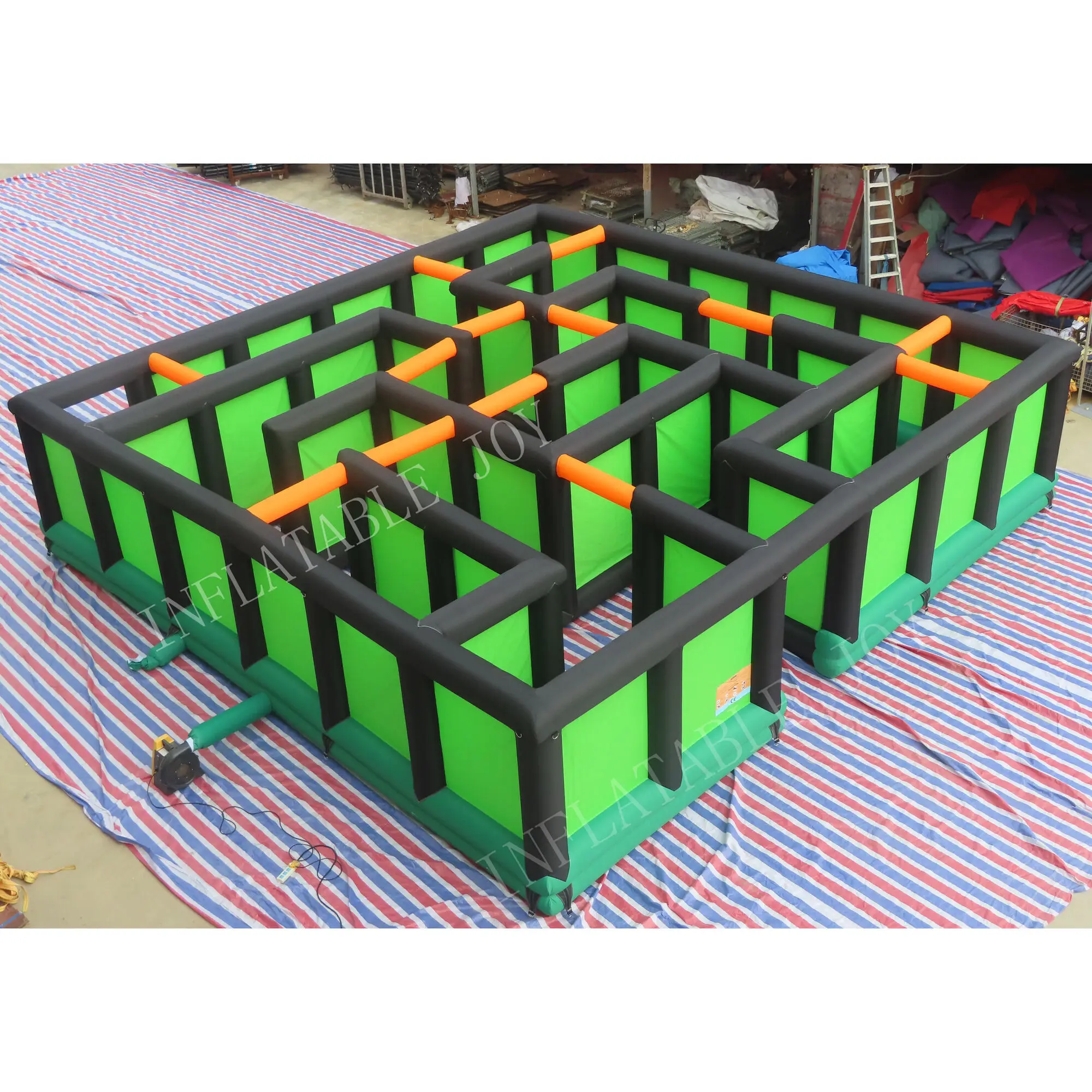 outdoor activities customized 8x8x2m giant inflatable maze laser tag game labyrinth puzzle field