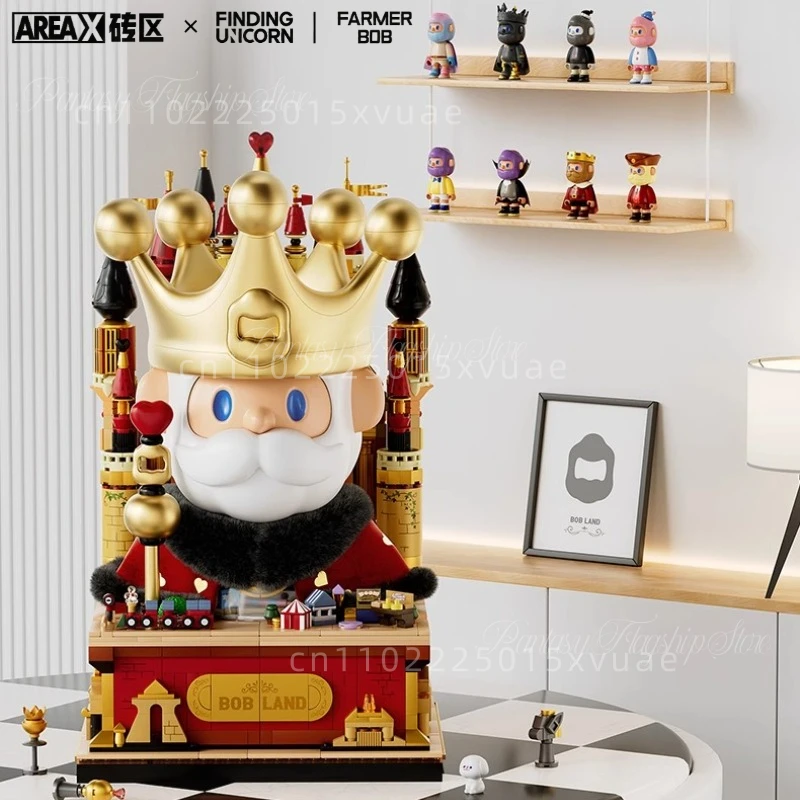 

AREAX FINDING UNICORN Строительные блоки BoB King Большая сборка игрушечных моделей Настольные украшения Коллекция детских праздничных подарков