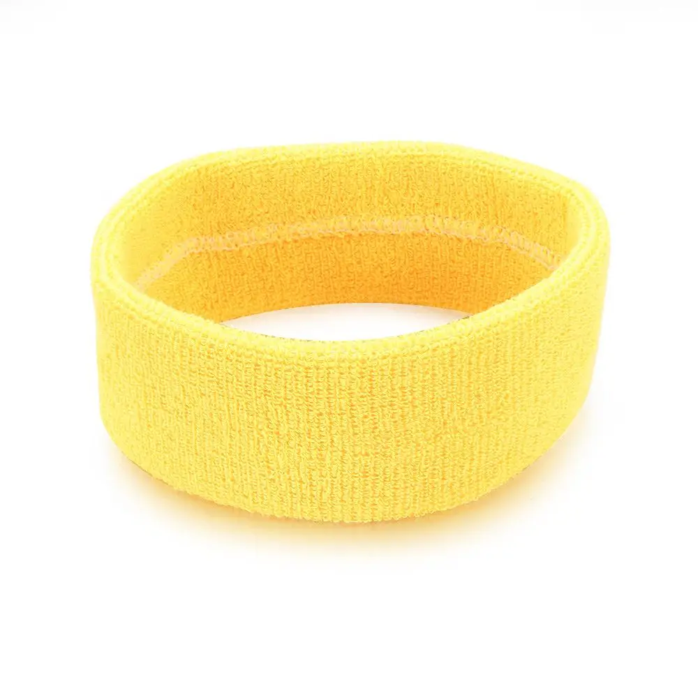 Terry Cloth Tennis, Basketball For Yoga, Gym, Workout Sports Headbands Athletic Sweat Bands Elastic Hair Bands Cotton Sweatband