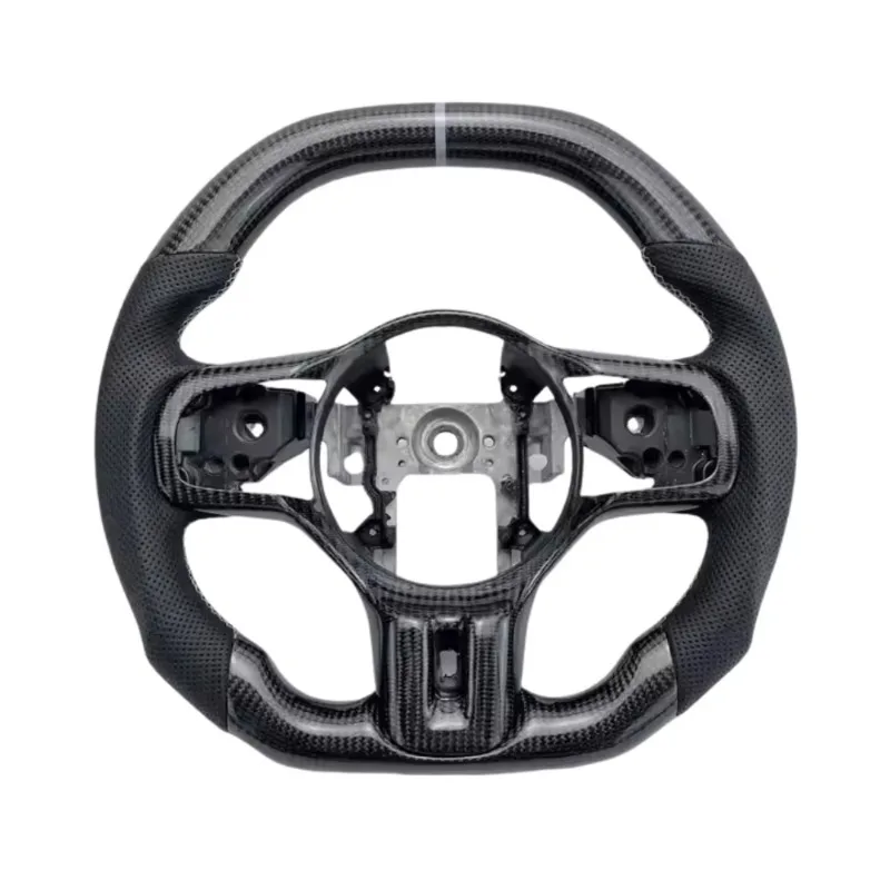 

【2025】ZY Premium Flat Bottom Carbon Fiber Steering Wheel For Mitsubishi Lancer Evolution X Racing Sports