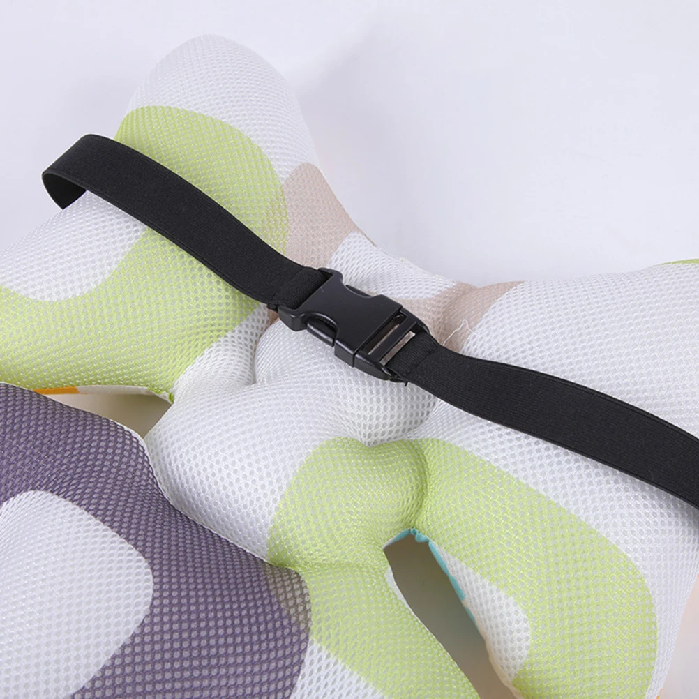 

Cotton Stroller Seat Liner Car Head Body Support Pillow Infant Toddler Comfortable Belt Slots Adjustable Cushion Pure Cotton