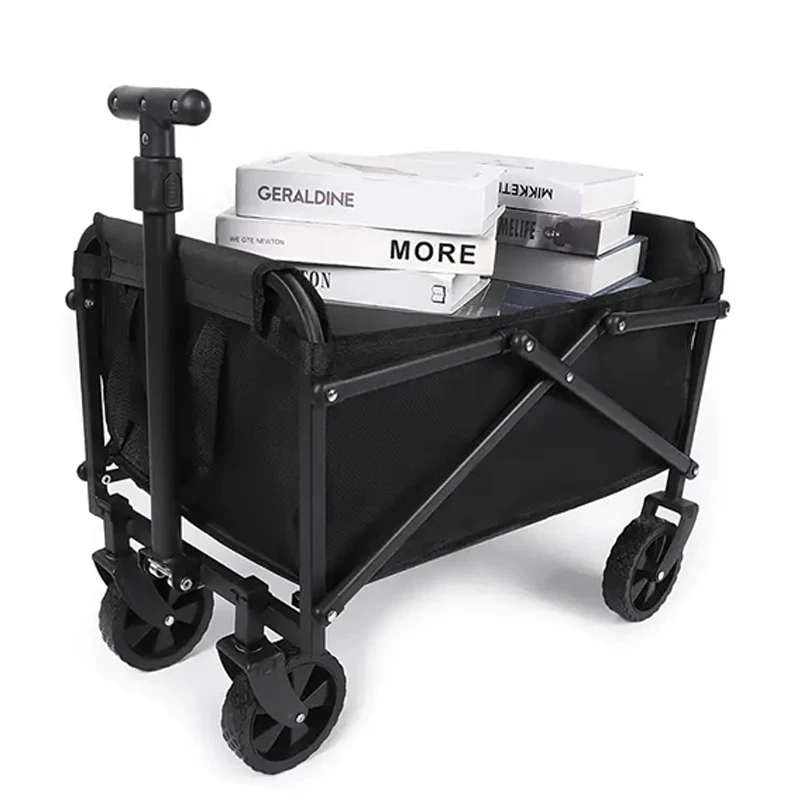 Outdoor Camping Wagon Large Capacity Trolley Cart Folding shopping cart Protable Foldable Cart Picnic Push cart dolly Beach cart