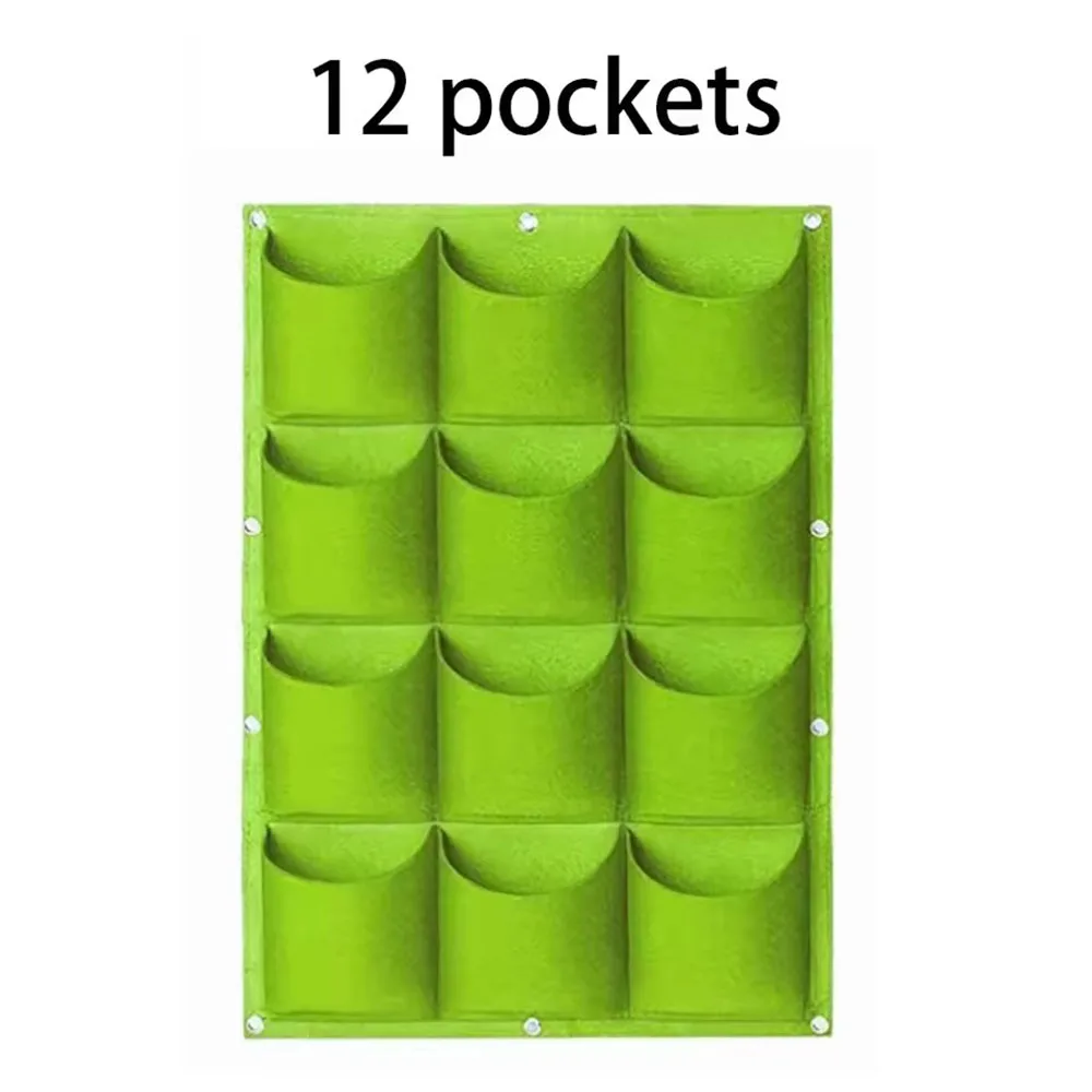 Groene plant kweekzak groot formaat zakken plantenbak verticale tuin groente levende kweekzakken bloemen aanbod tuin plantenbak