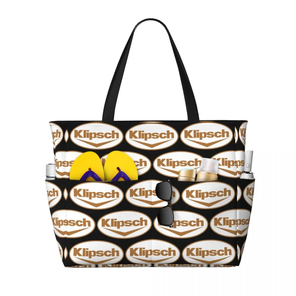 Klipsch 7 Dakimakura Beach Tote Bag Sport Gym Yoga Duffle Large Tote Bag Women Travel Bag Fitness bag