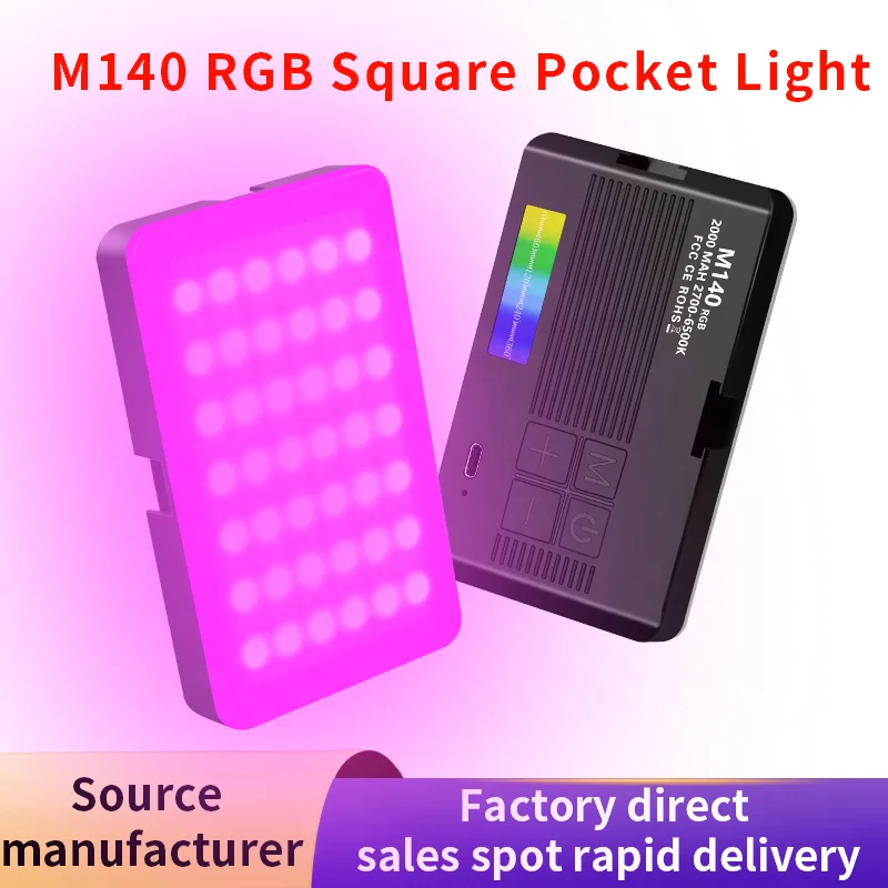 Fotografia Videocamera Illuminazione RGB Mini pannello LED bicolore per giochi per conferenze di trucco selfie Tiktok