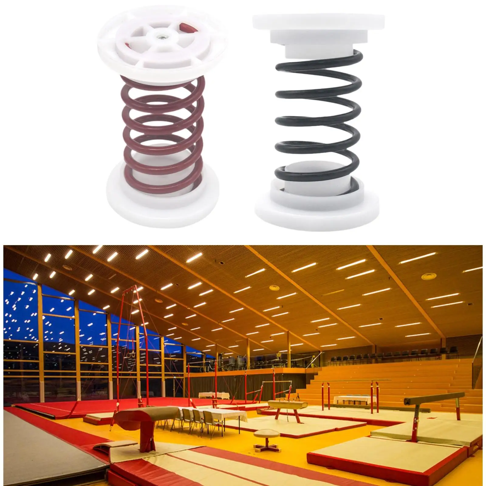 Heavy Compression Spring for Gymnastics Floor Exercise Metal Coil 110mm Durable Training Tool