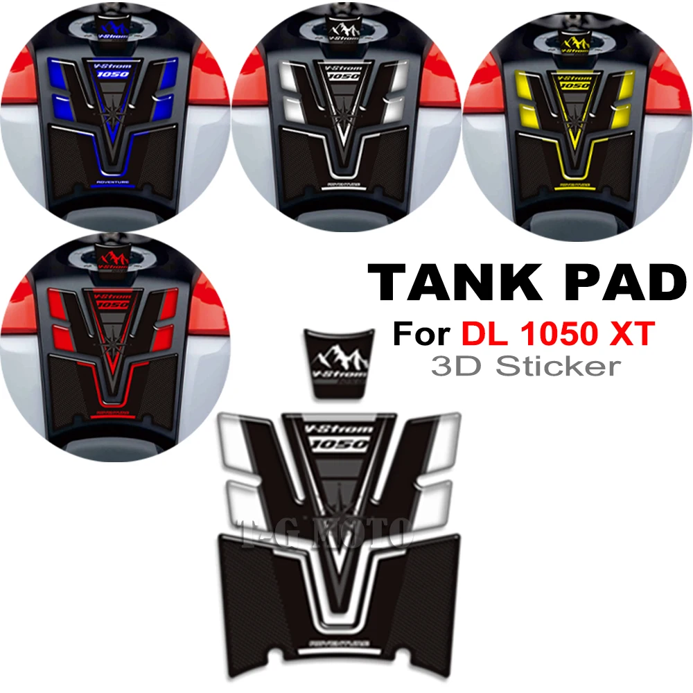 

3D накладка на бак из эпоксидной смолы для Suzuki VSTROM DL1050XT V-STROM 1050 XT, противоскользящие наколенники для мотоцикла, набор наклеек