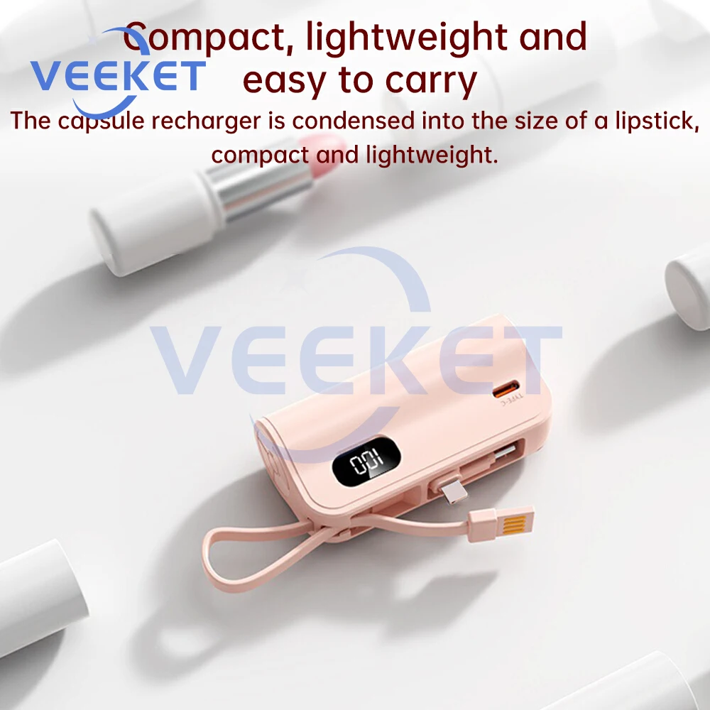 Sin soldadura 21700 Power Bank 2 en 1 Caja de batería de cargador rápido de gran capacidad Caja de bricolaje con soporte