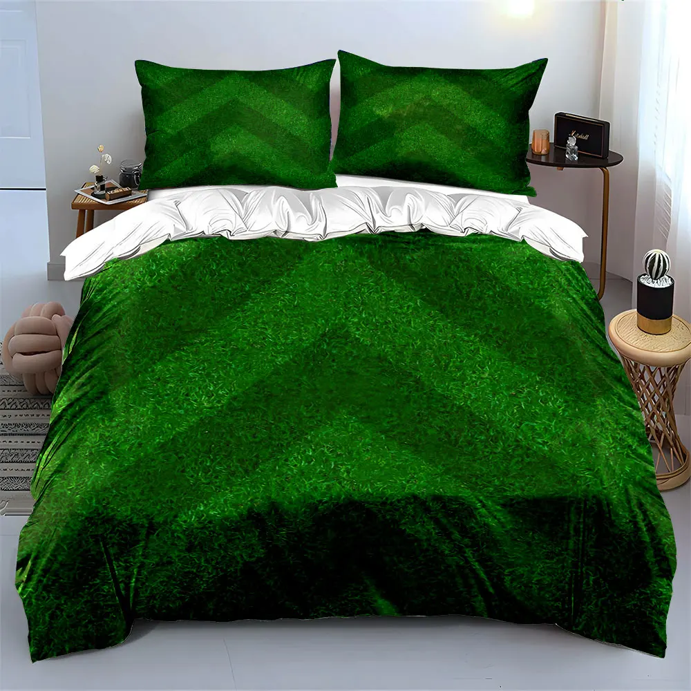 Arrow pattern on green grass Print Soft Comfortable Duvet Cover Bedding Set Included 1*Duvet Cover  2*Pillowcases Luxury gifts