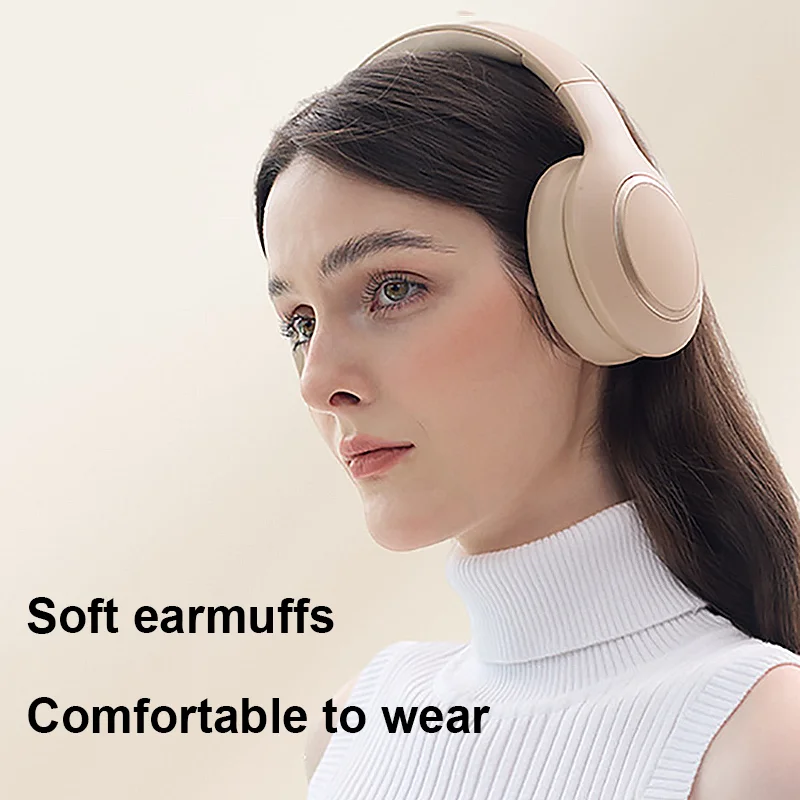 Yunyilian ANC Y66MAX Bluetooth Headphones, Active Noise Cancelling Wireless Headsets ,HiFi Stereo ENC HD Mic Earphones Foldable