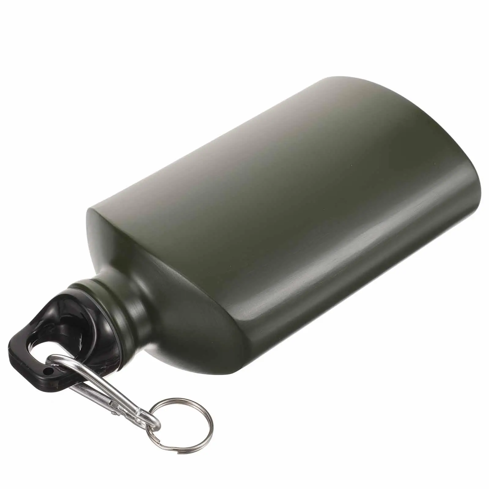 

1pcs Kettle 500ml Aluminum Flat Water Bottle Canteen for Hiking Camping Wear Resistant Portable Outdoor Supply