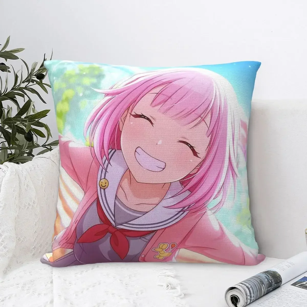 Emu Ootori Throw Pillow Case Project Sekai Cushion Home Sofa Chair Print Decorative Hug Pillowcase 45x45cm 40x40cm 16x16Inch