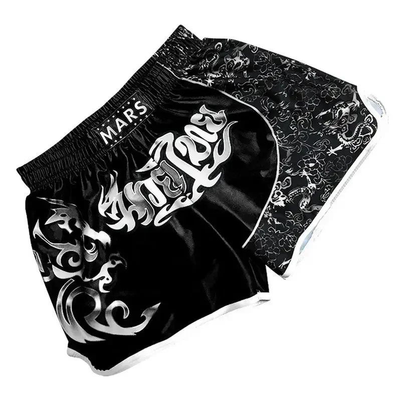 2024 Hot Fighting Gym Muay Thai Shorts Professional Boxing Sanda Suits Training Competition Fighting Fighting Shorts Fitness