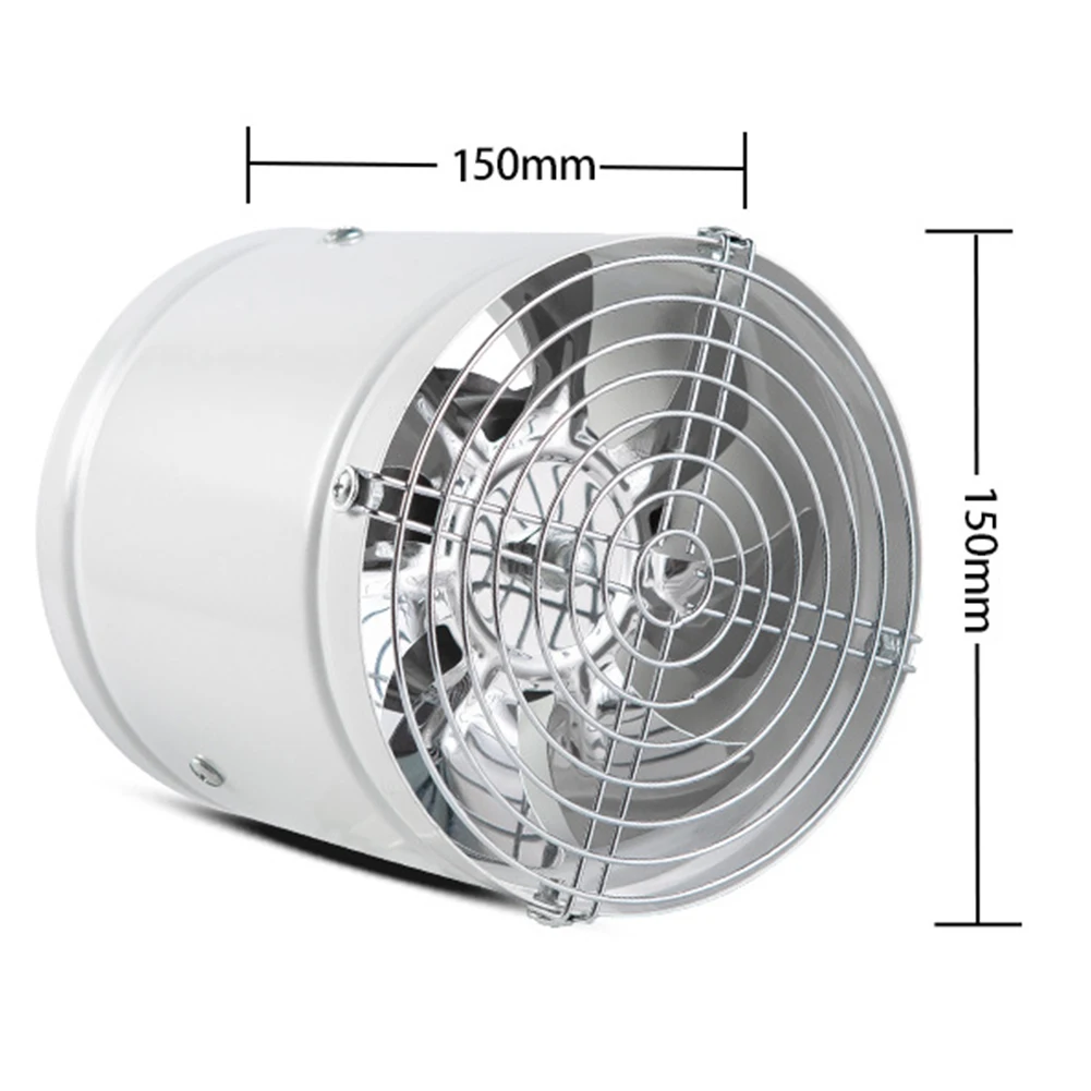 Kitchen Vent Fan 6-inch Exhaust Fan Vibration-resistant Mounting Energy-saving Operation Fast Heat Dissipation