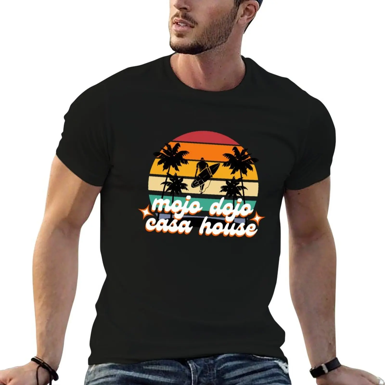 

Mojo Dojo Casa House T-Shirt anime t shirts oversize t shirts with prints t shirt personalised T-shirt