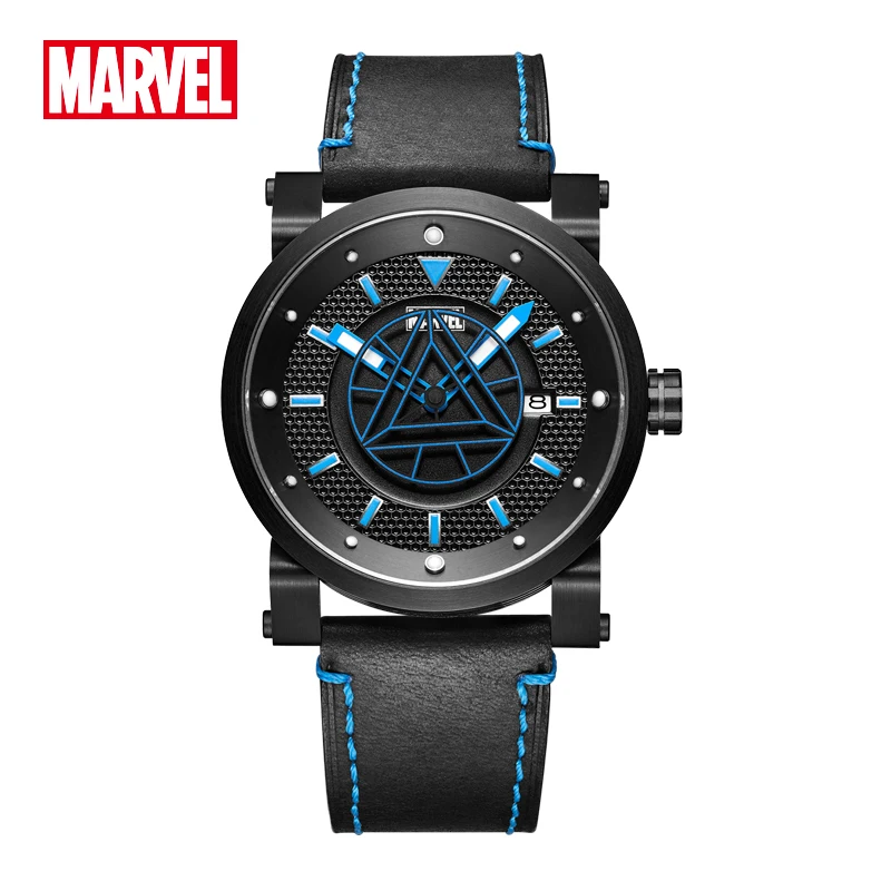 Marvel For Mens Watches Avengers Iron Spider Man Male Steel Automatic Wristwatch Skeleton Japan Mechanical Sapphire Crystal Date