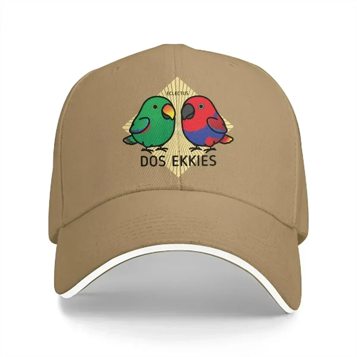 Summer Cap Sun Visor Dos Ekkies Hip Hop Caps Parrot Birds Pet Cowboy Hat Peaked Hats