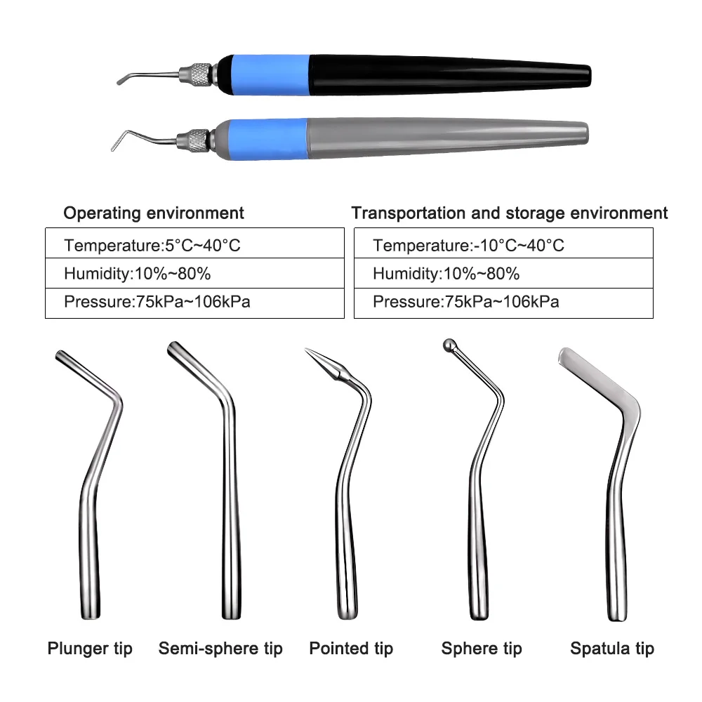 Dental Electric Composite Resin Vibrator Iron Filler Oral Root Canal Filler Endo Eletric Plugger Tooth Filling Material Tools