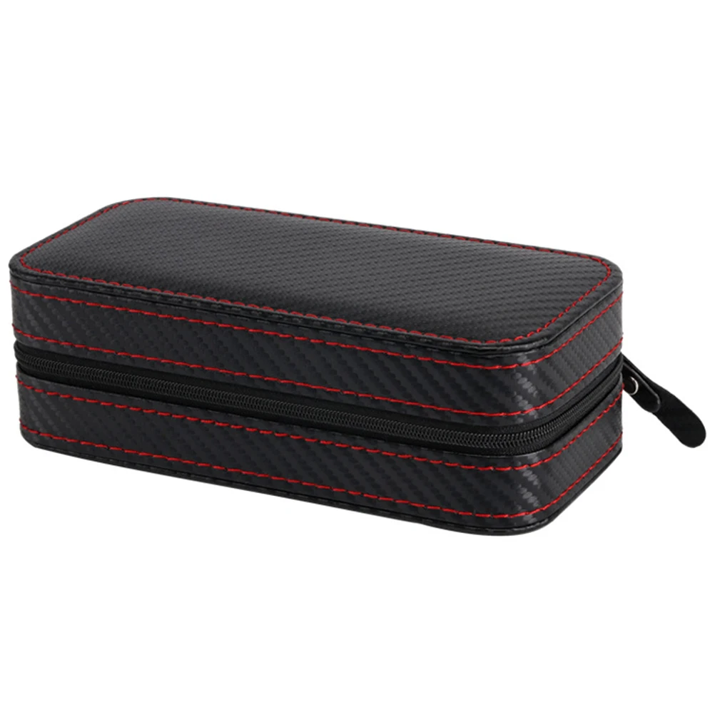 

Watch Box Interior Storage Organizer Case Collection Bag Wallet with Two Slots Dresser