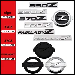 Modificación 3D logotipo de coche emblema de rejilla delantera insignia trasera pegatina de maletero de coche para Nissan 350Z 370Z GTS GTR Nismo Z Z3 Z34 Teana