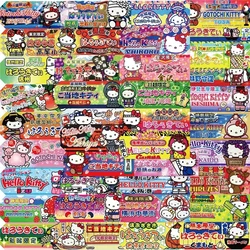 10/30/60pcs Kawaii Hello Kitty Labels Sealing Stickers Aesthetic Decals Kids Toys Laptop Fridge Phone Diary Cute Cartoon Sticker