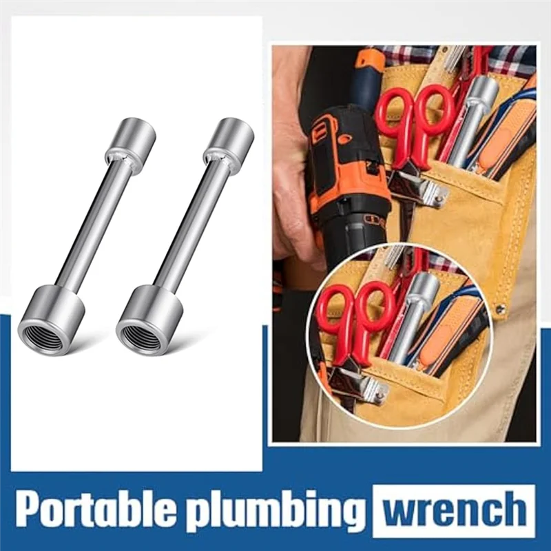 

A38M 2Pcs Angle Stop Wrench Angle Stop Removal Tool Angle On Wrench Plumbers Wrench For Installing Compression Angle Stop