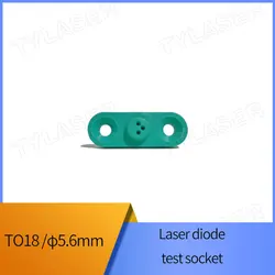 TO18-Toma de prueba de diodo láser fijable, 3 pines, detecta el tubo láser LD, toma de prueba