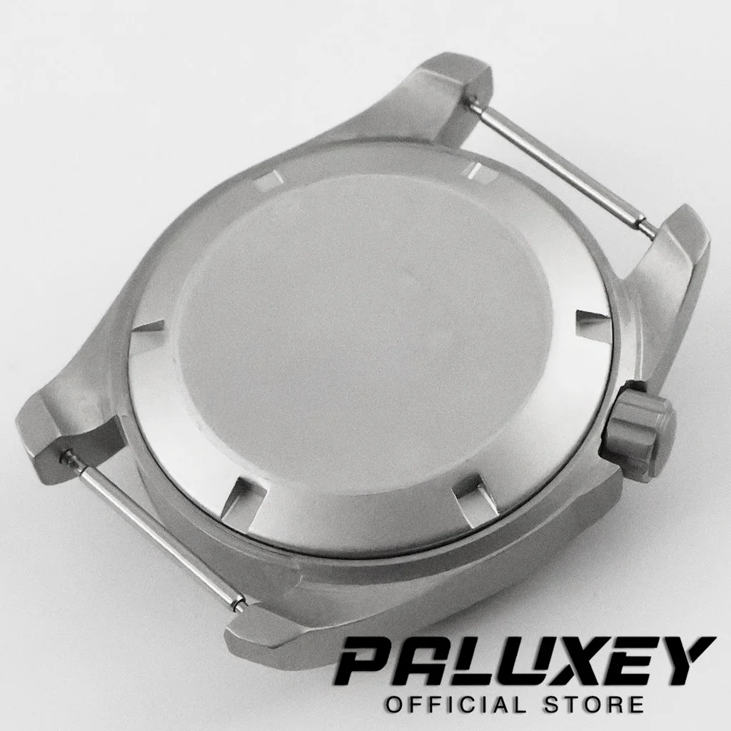 NH35 40MM Sapphire Crystal Sandblast Field Watch Case Parts For NH34 NH35 NH36 NH38 Automatic Movement 3.8 Crown