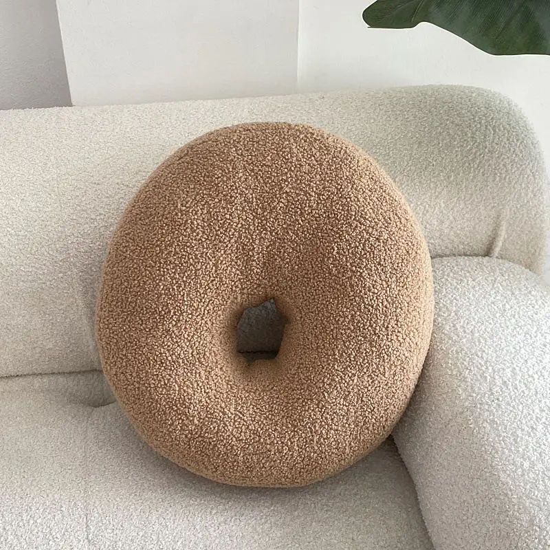 New Lamb Velvet Nordic Ins Style Special-shaped Pillow Cushion Sofa Back Cushion Backrest Waist Bedroom Living Room Light Luxury