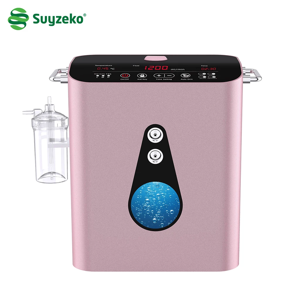 Suyzeko 1200ML Oxyhydrogen Inhalation Machine: Molecular Hydrogen Inhaler Therapy Device,Oxygen Concentrator,H2 Water Generator
