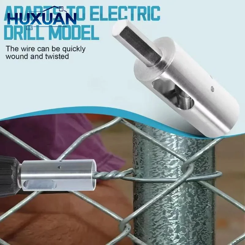 

Multifunctional Portable Tie Wire Twister Iron Wire Knotter Drill Chuck Wire Twisting Tool